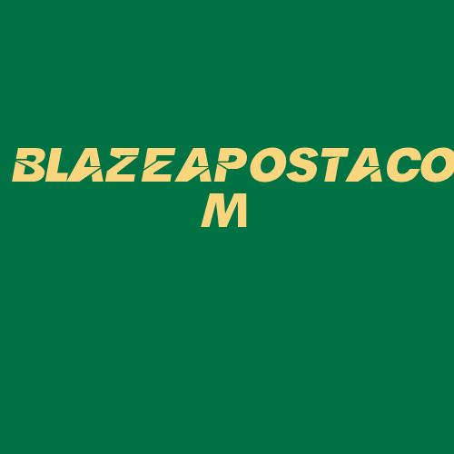 Logo da BLAZEAPOSTACOM